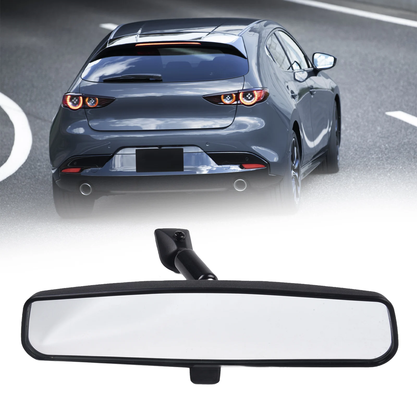 

Replacement Interior Rear View Mirror for Mazda Models Part KD5369220B Designed for Reliable Fit and Easy Installation