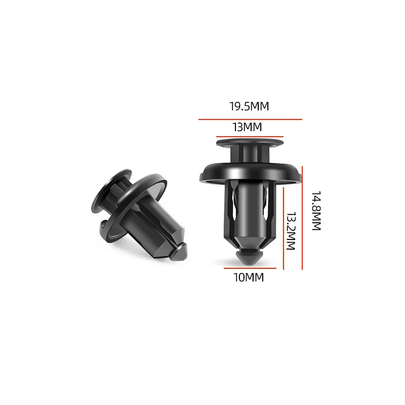 10 pcs 91503-SZ3-003 For Honda Toyota Leaf Plate Expansion Rivet Snap Car Bumper Snap