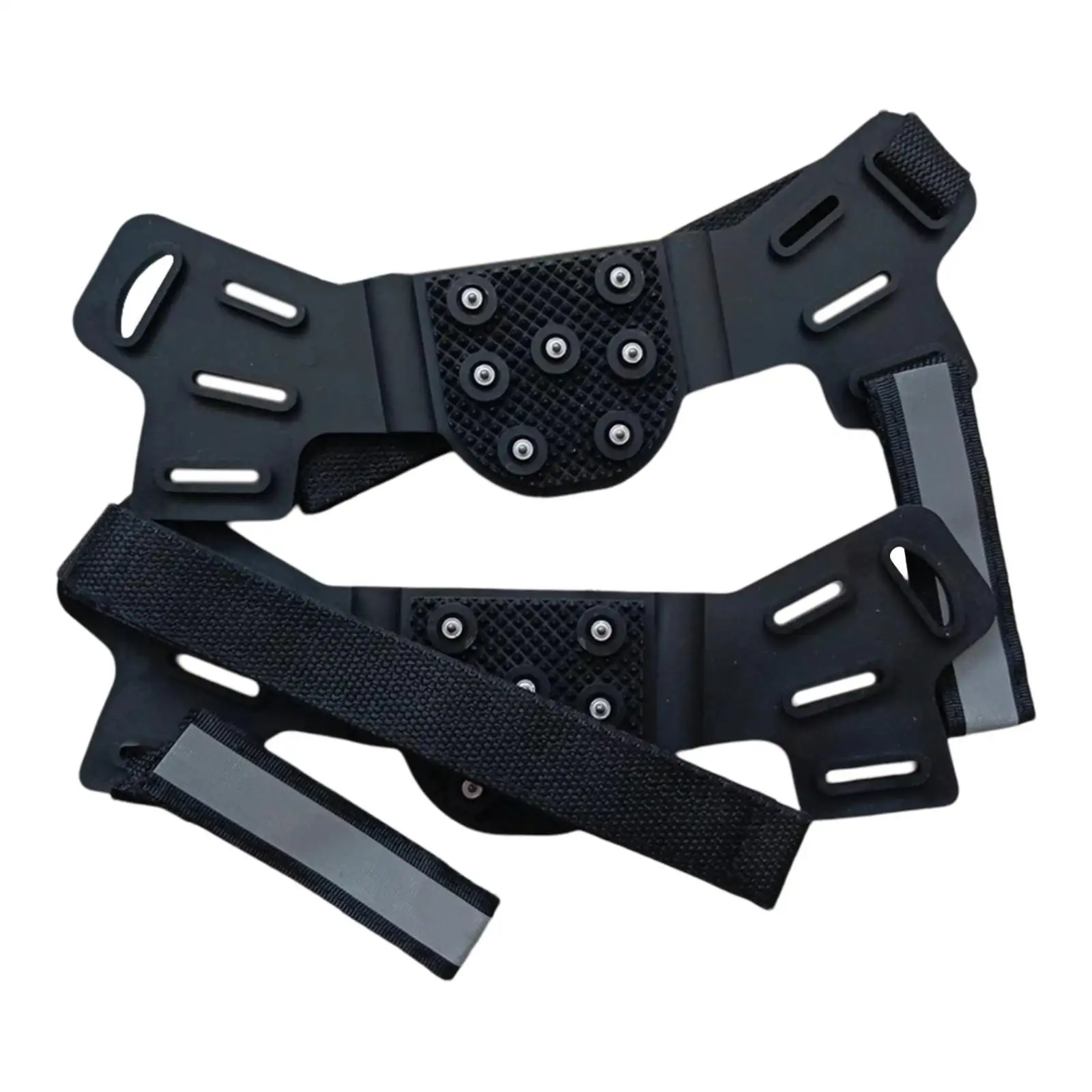 9 Teeth Walk Crampon Spikes Grips For Footwear Non Slip Traction Ice Cleats Traction For Hiking Winter Mountain Road Outdoor Mud