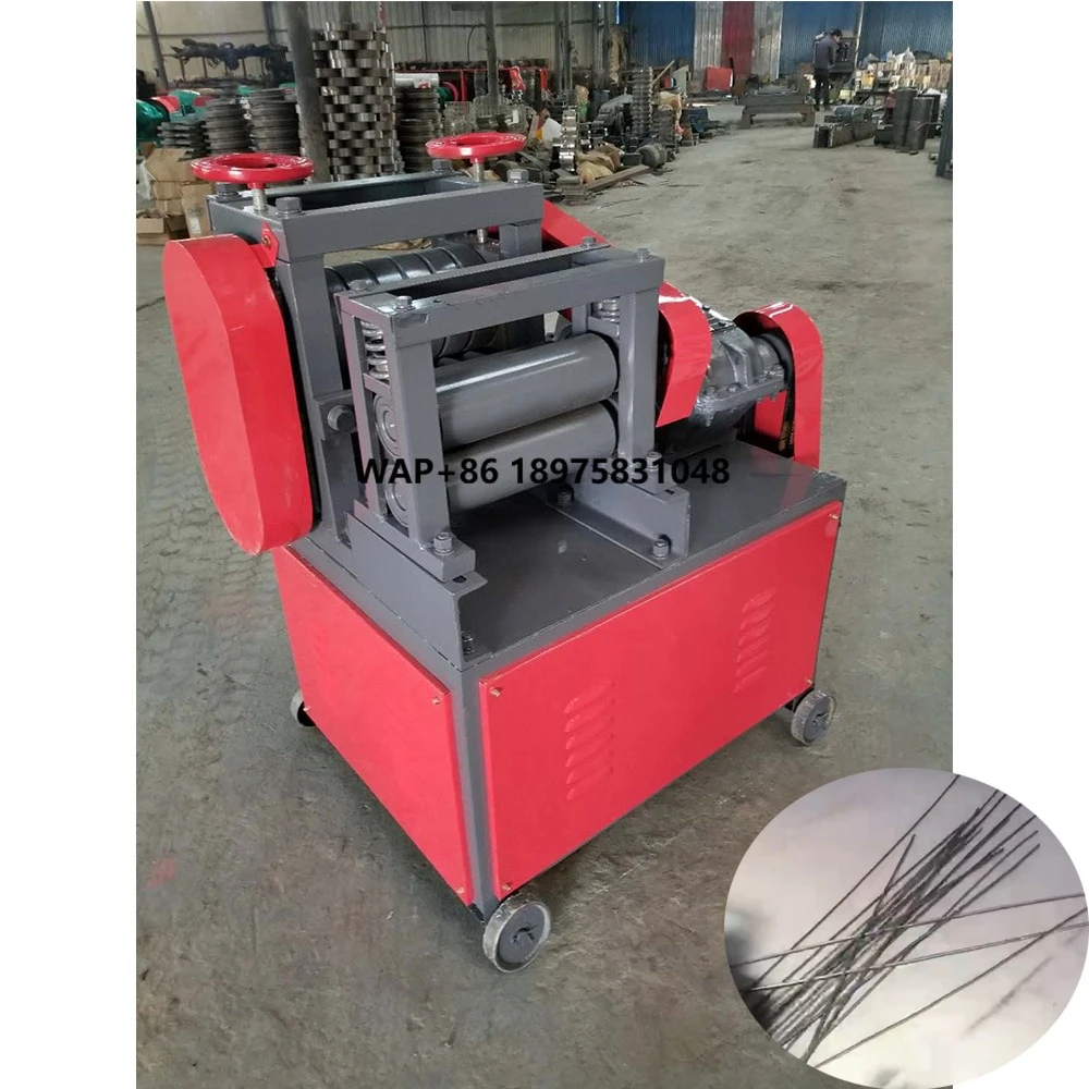 Scrap straightening machine 6-25mm iron steel bar straightening machine Automatic straightening machine