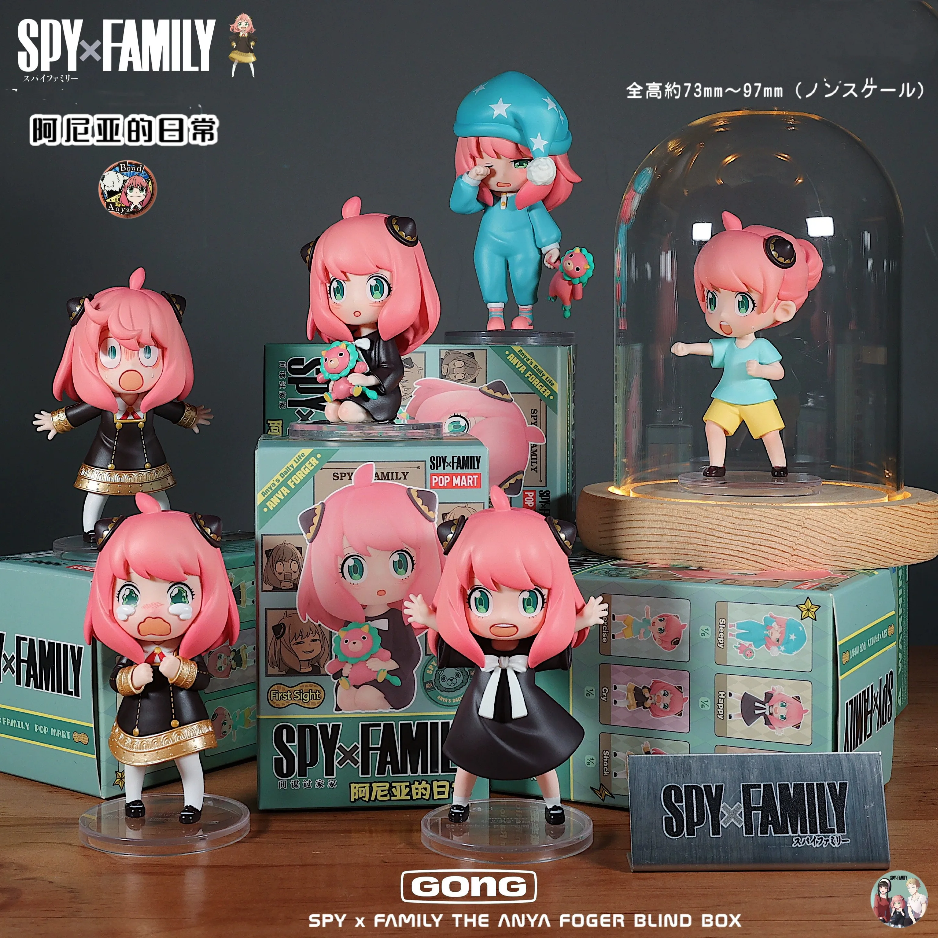 

Original Spy X Family Anya Series Blind Box Toys Cute Figures Doll Mystery Box Kawaii Model Surprise Bag for Girls Birthday Gift