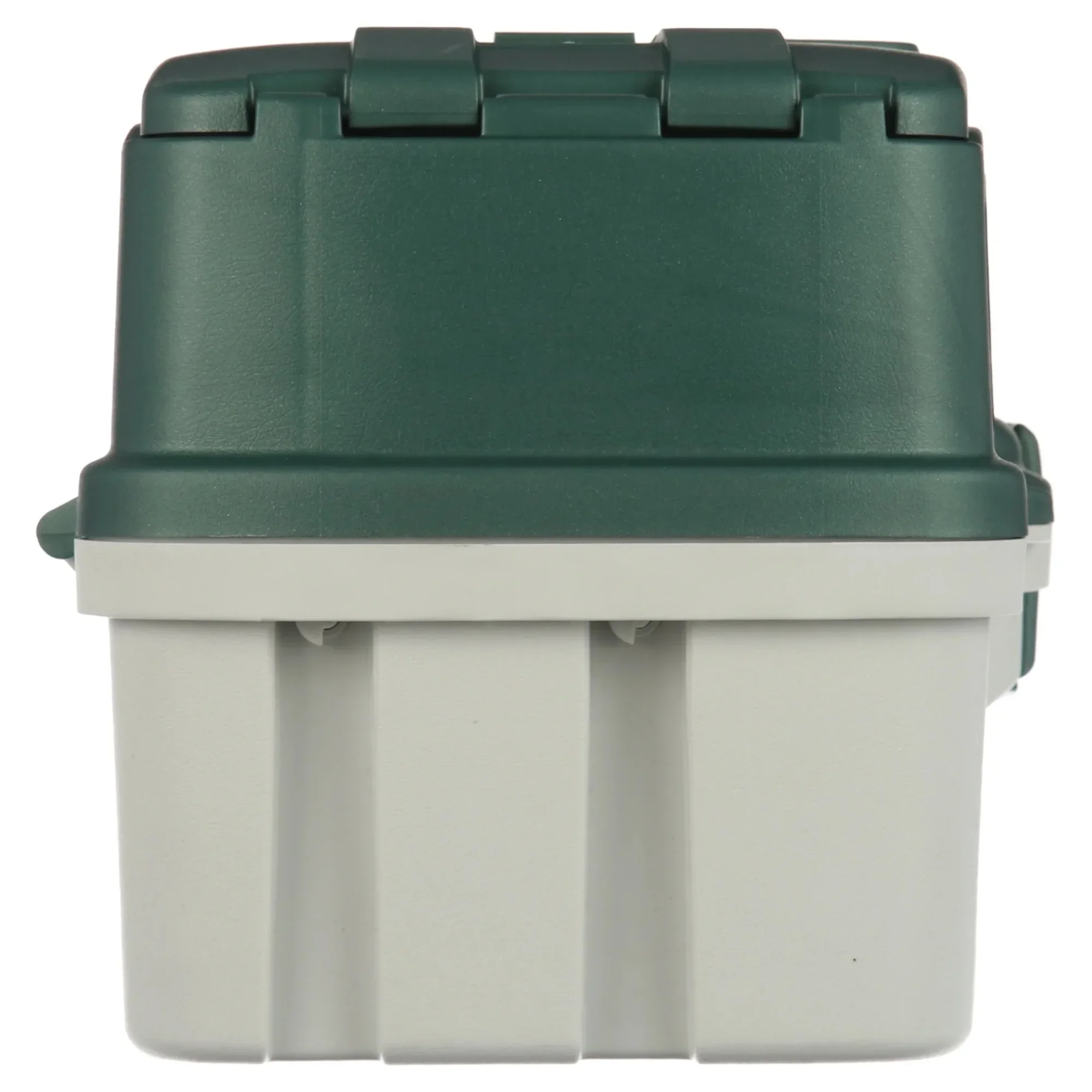 صندوق معالجة من 3 طبقات باللون الأخضر والأبيض لطعم معدات الصيد والتخزين في الهواء الطلق، تصميم متين للاستخدام طويل الأمد