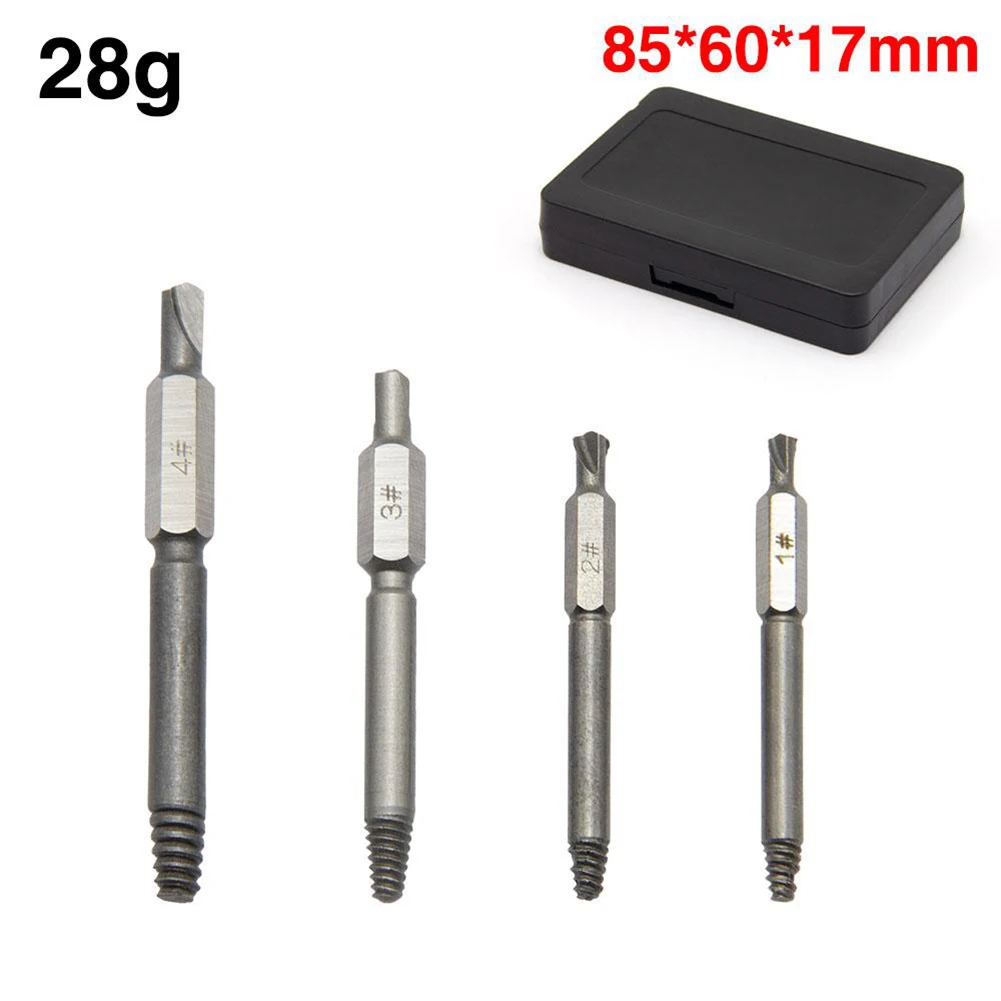 Broken Screw Remover Double-Sided Extractor Versatile Size Range Double Sided Screw Extractor Kit 2.7mm, 2-2.3mm