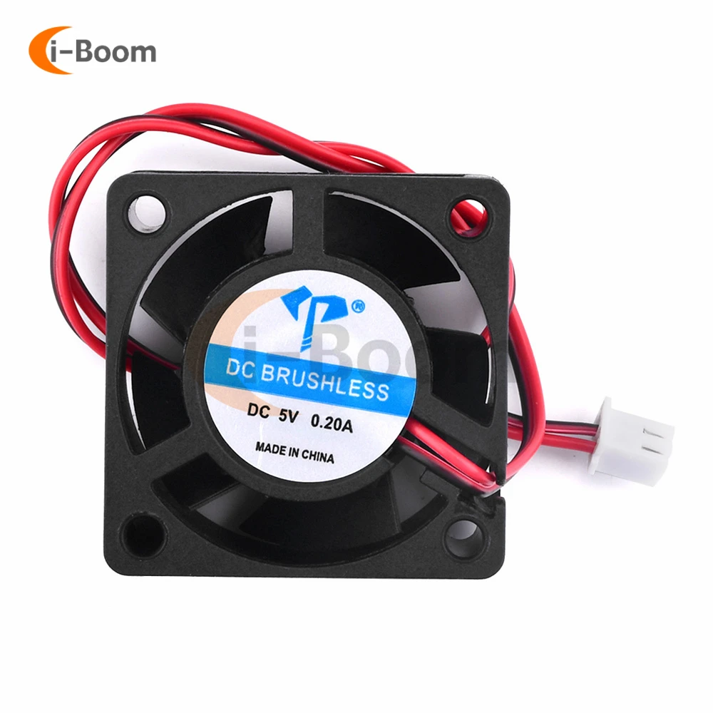 DC4020 DC Cooling Fan 5V 12V 24V 0.15A 0.20A 2-Wire Ball Bearing Inverter Industrial Cooling Fan Silent Fan 4cm*4cm