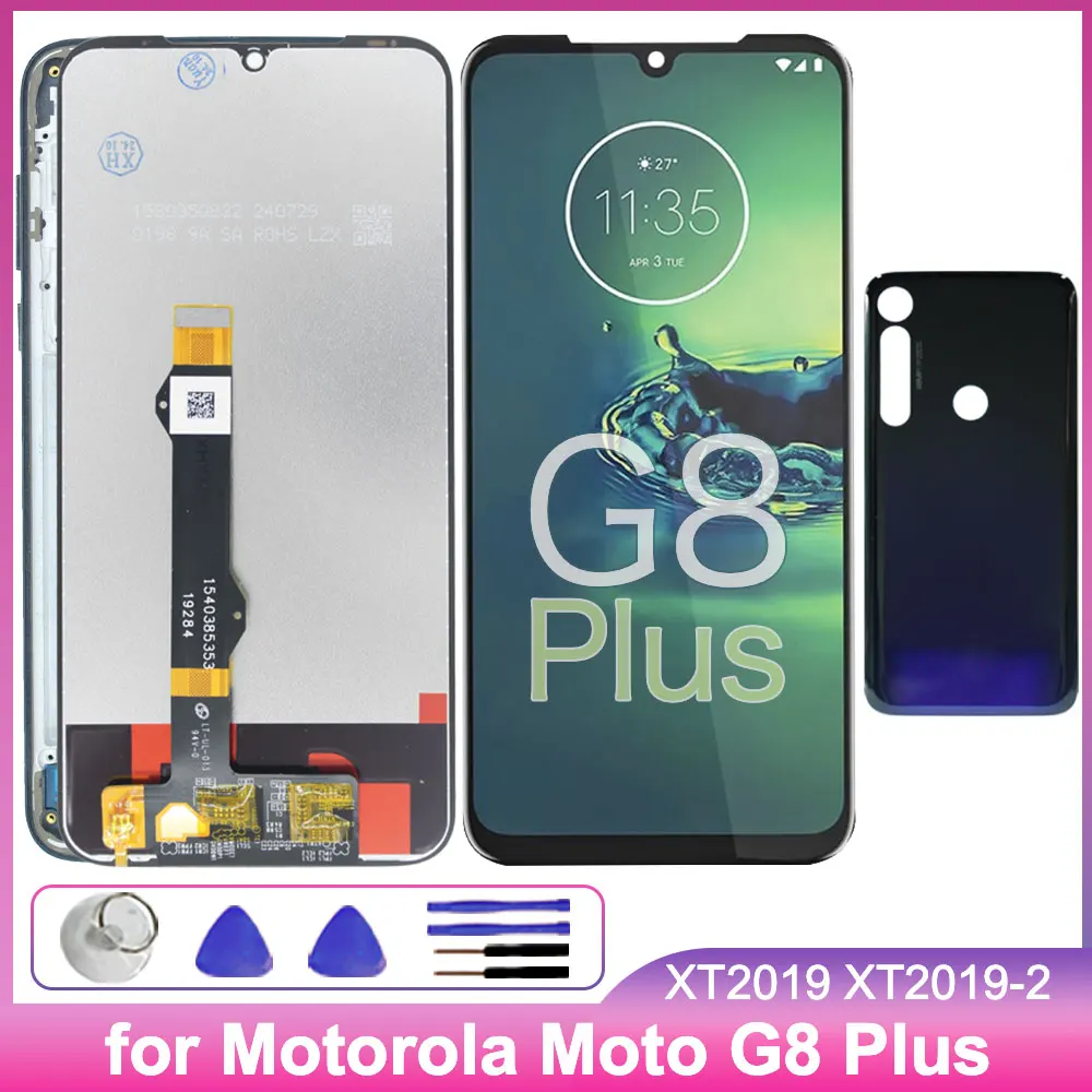 Pantalla LCD probada de 6,3 pulgadas para Motorola Moho G8 Plus XT2019, conjunto de digitalizador con pantalla táctil XT2019-2 para Motorola Moho G8 Plus