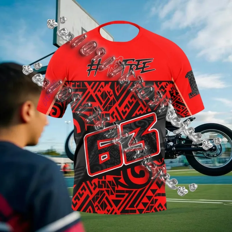 

MOTO Summer Men Women Fabio Quartararo 20 Driver Creative T-shirt Track Enthusiast Short Sleeve Top T-shirt Loose Breathable