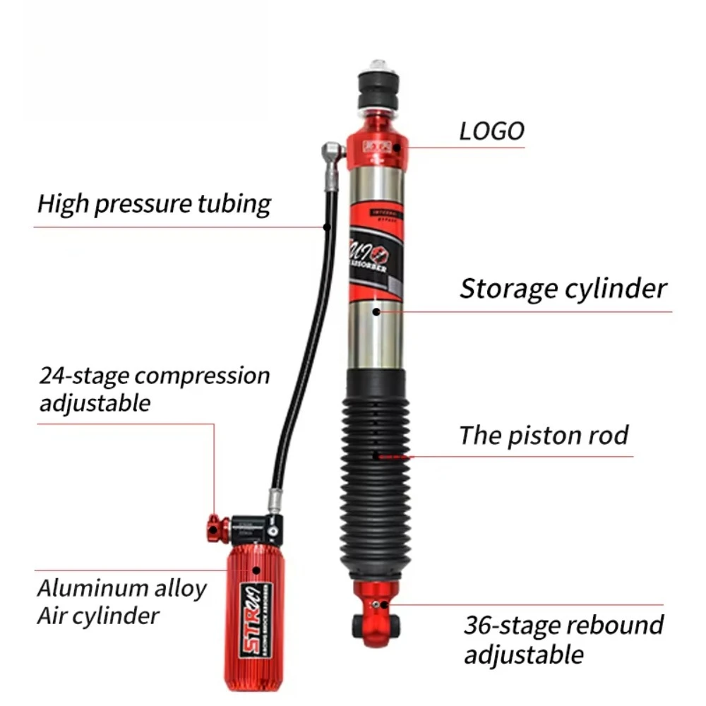 Off Road Suspension Kits Nirtrogen Gas 4x4 off Road Monotube  Shock Absorber for Patrol Y60/61