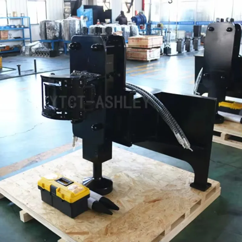 Post Driver Hammer Skid Steer Post Pounder Fence Post Machine with Grab