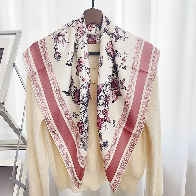 Echarpe-en-soie-retro-de-luxe-2026-nouveau-style-chale-de-protection-solaire-pour-femme-motif-serge-cadeau-accessoire-d'Ete-tendance-pour-femme