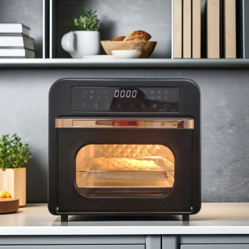 

Factory direct sales 15L multifunctional microwave digital electric steam air fryer oven