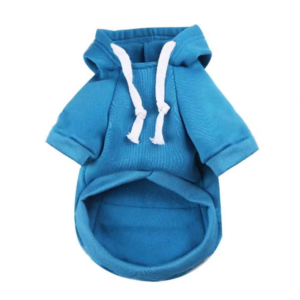 Pet Hoodie Clothing Pullover with Zipper Pocket Clothes for small dogs одежда для мелких собак