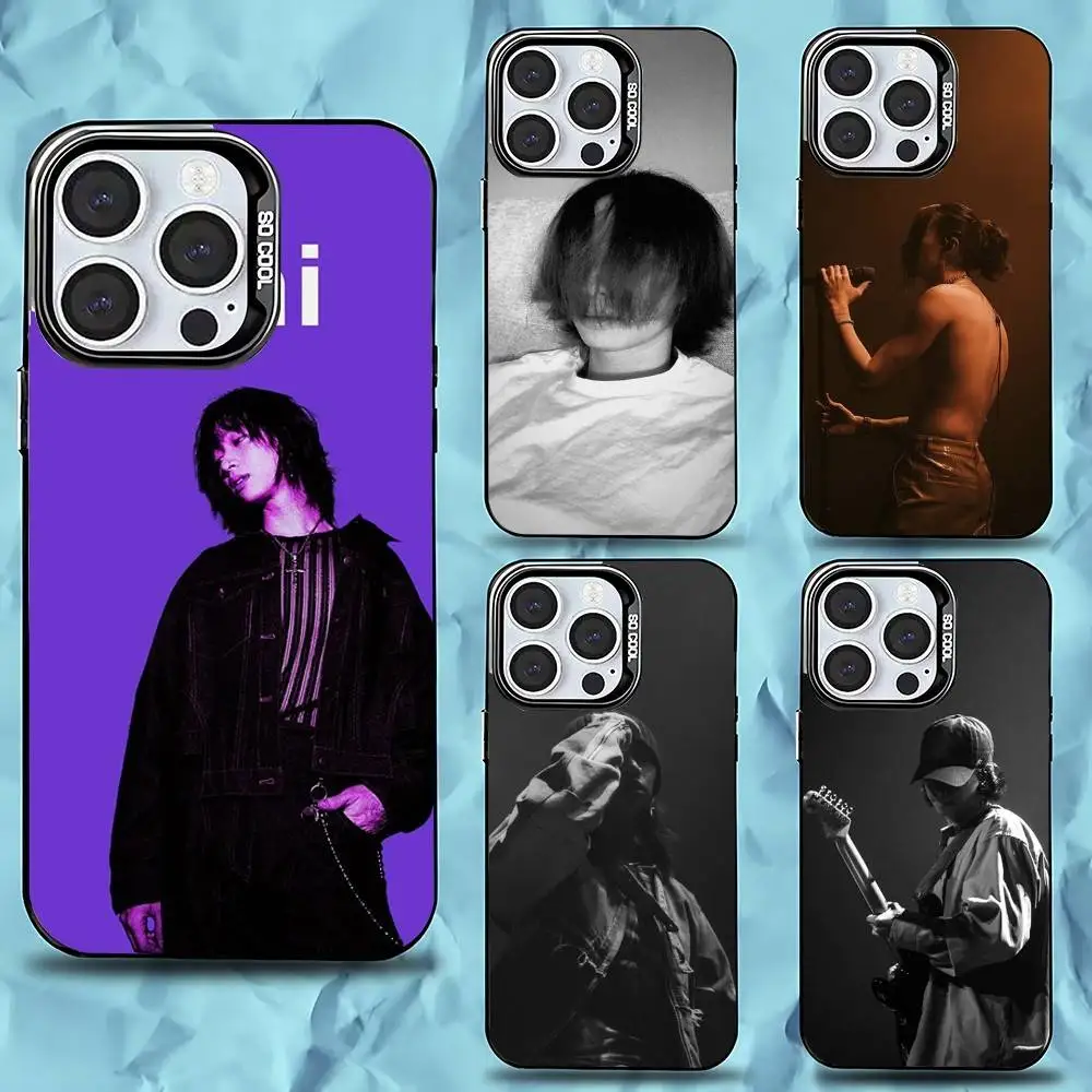 

Keshi Singer Phone Case For iPhone 16,15,14,13,12,11,Pro,Max,Plus,Mini,XS,SE Anti Fall Black Matte Hard Bumper