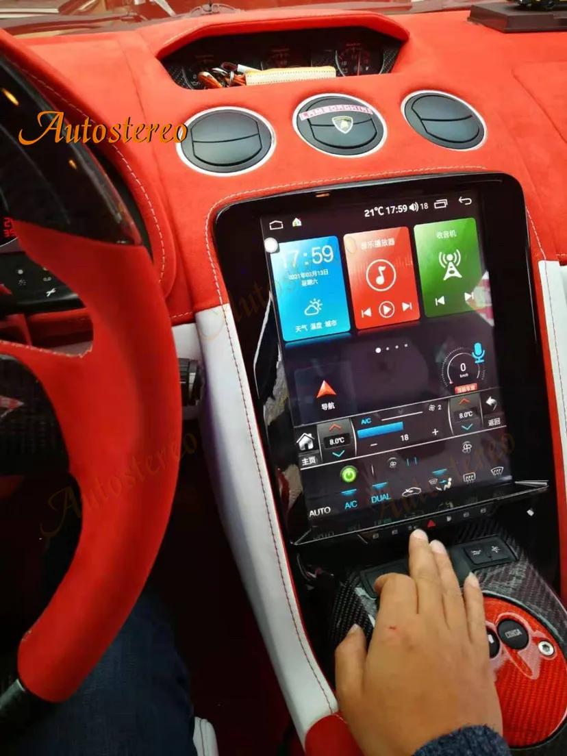 

Carplay Android 14, автомобильный GPS-навигатор, мультимедийный плеер для Lamborghini Gallardo Tesla, автомобильный радиоприемник, головное устройство, медиа