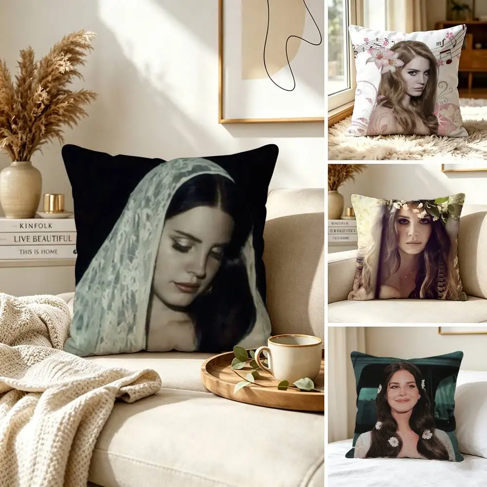 L-Lana D-Del R-Rey Pillow Case for Sofa Living Room Home office Decor Protective Cover