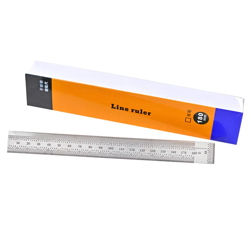 

Stainless Steel Hole Ruler, Woodworking Line Marking & Fence Ruler, High-Precision Measuring Scale Tool