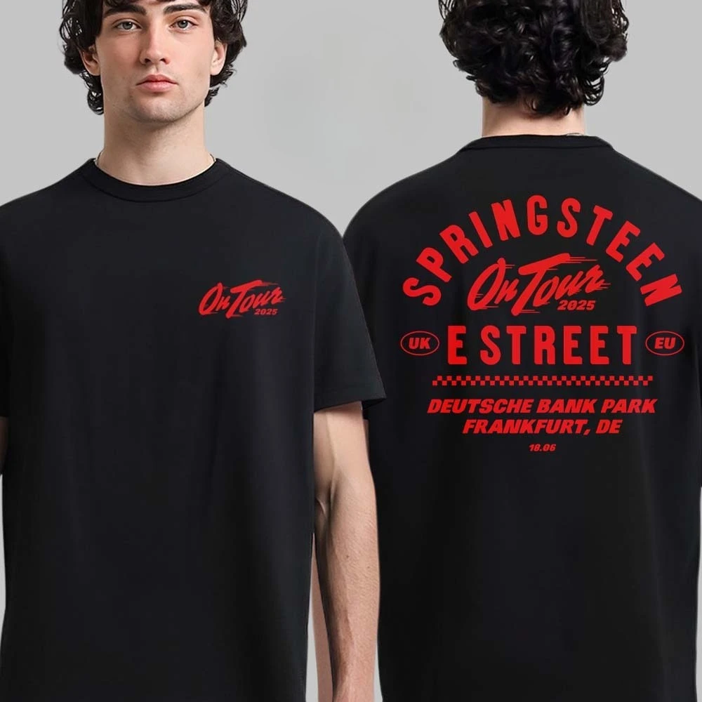 أفضل فرقة بروس سبرينغستين وإي ستريت باند في جولة 2025 في ألمانيا في أوليمبياساديون في 11 يونيو 2025 تي شيرت للجنسين على الوجهين #4