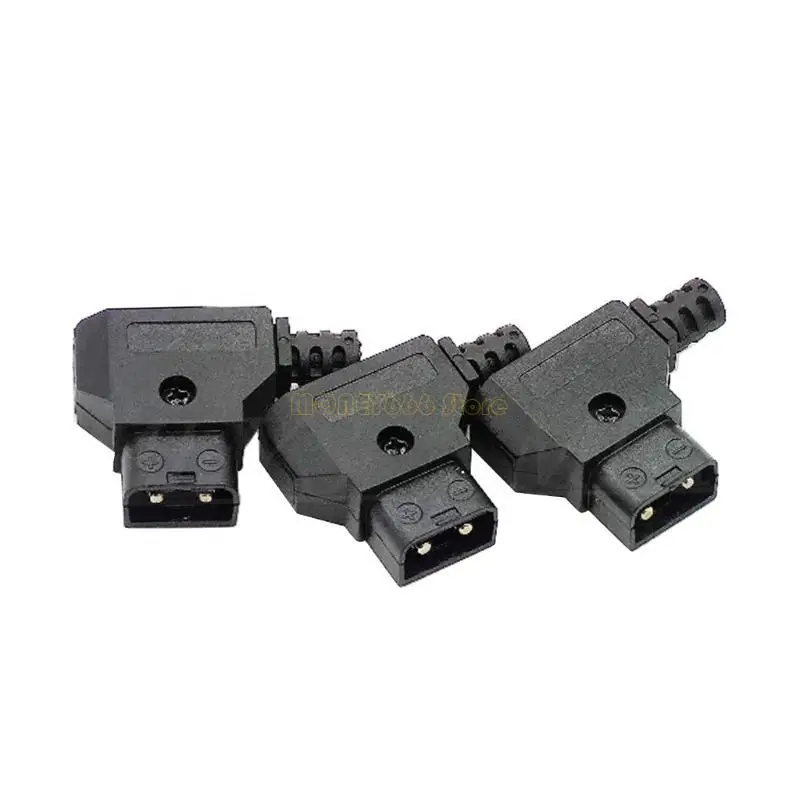 F62C D-TAP BポートVポートバッテリー付きバッテリー溶接雄の金メッキピン電源プラグ