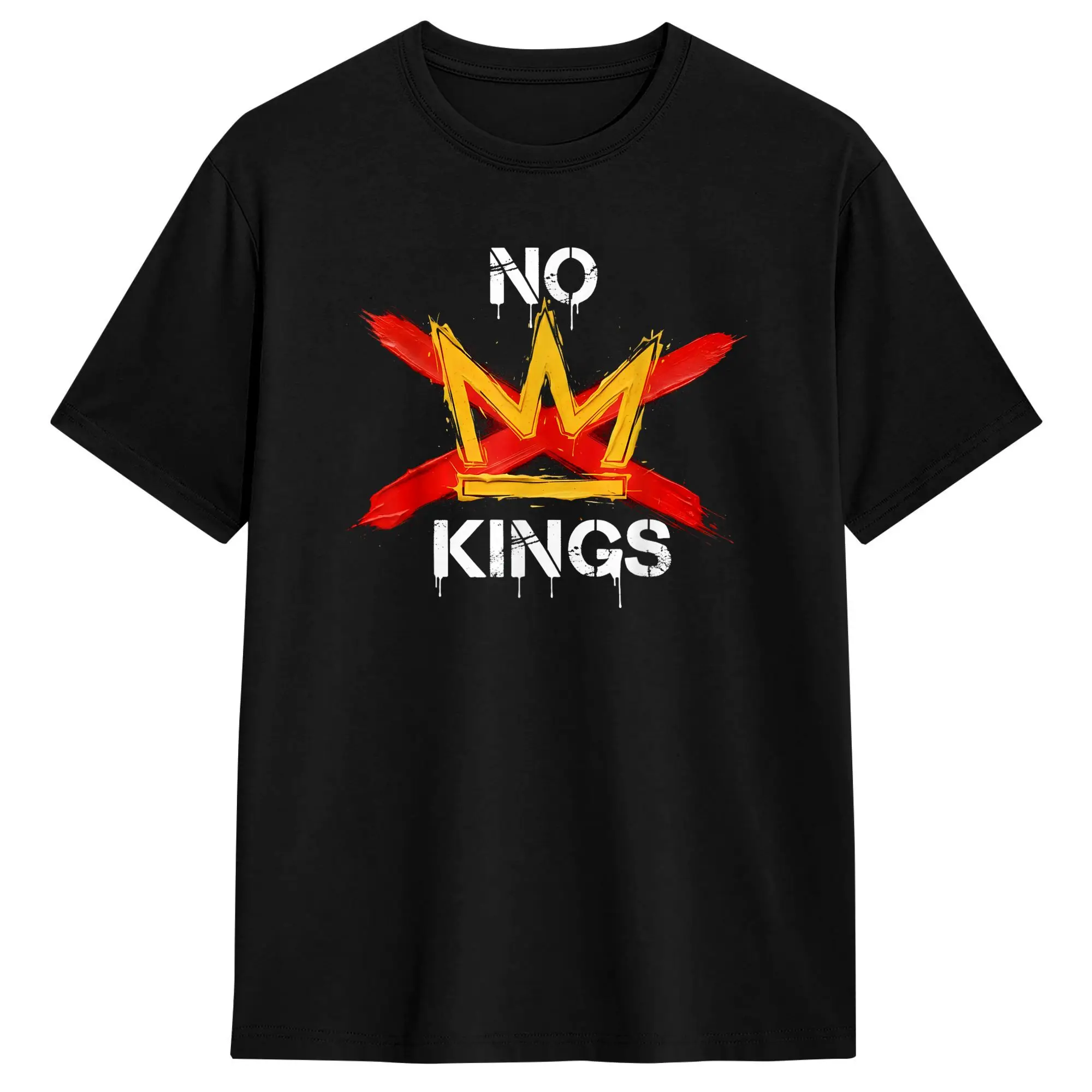 No King Retro Vintage T Shirt Summer 100% Cotton T-Shirts For Men Harajuku Print Tee Shirt Short Sleeve Awesome Top Tees