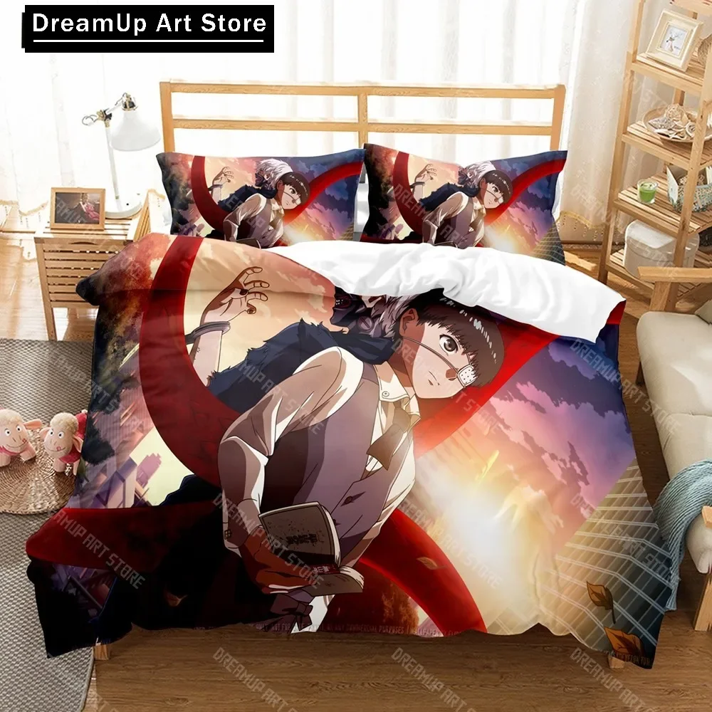 

3D принт аниме Токийский гуль комплекты постельного белья пододеяльник с наволочкой Twin Full Queen King постельное белье постельное белье домашний текстиль