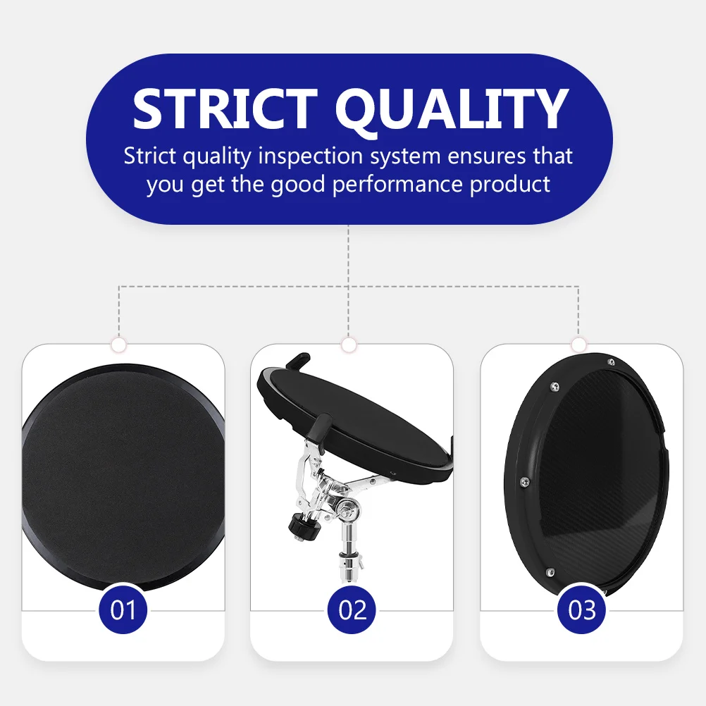 

Professional Carbon Fiber Drum Pad Excellent Craftsmanship Beginner Friendly Practice Mat with Good Performance