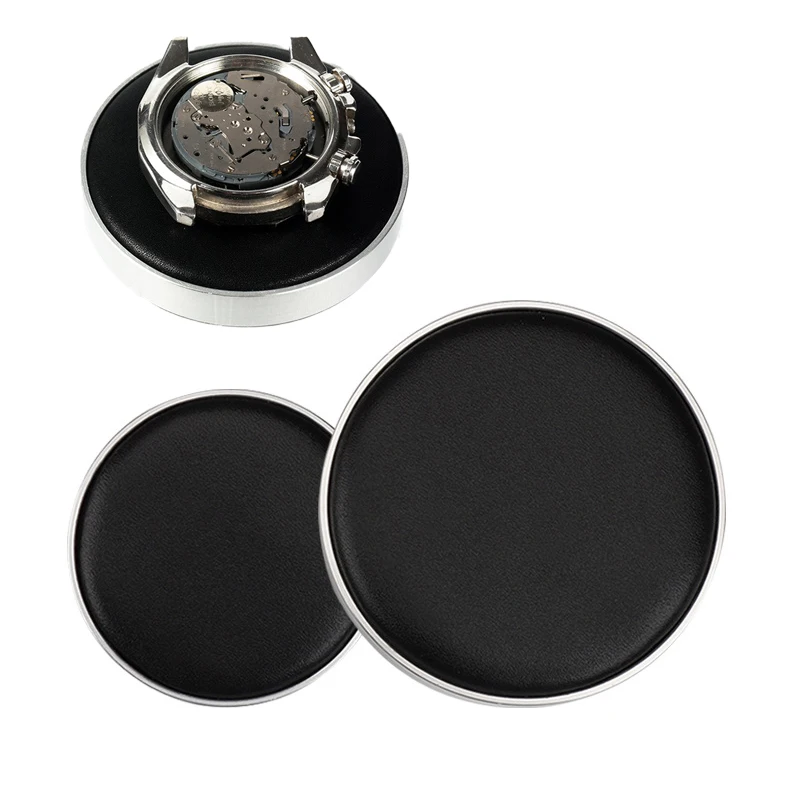 PU Leather Watch Case Almofada, Ferramentas de substituição para bateria de peças internas, Glass Repair Pads Acessório para relojoeiro