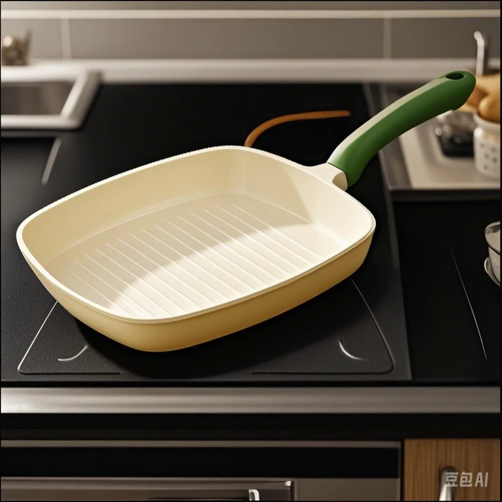 

DOONOR Nonstick Frying Pan Griddle Grill Pan Non-Stick Cookware for All Hob Types Easy Clean Steak Frying Pan Omelette Pan