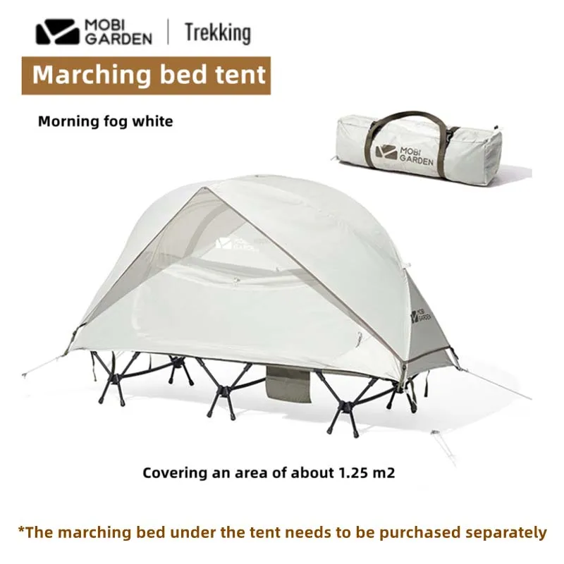 

MOBI GARDEN-Outdoor Camping Tent, Ultralight Folding, Rain Proof, Single Marching Bed, Portable Camping Equipment