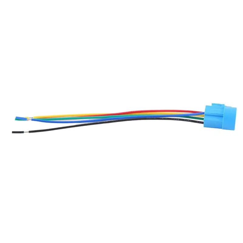 A84E-5PCS Metal Push Button Switch 12V 19Mm Ring Lamp Power Symbol Waterproof LED Light Self Lock Reset With Connector