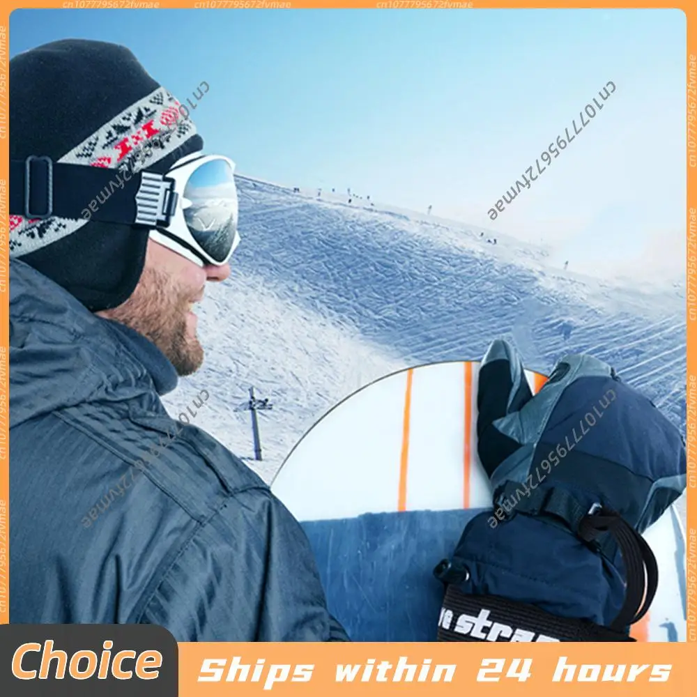 

4 Pcs Snowboard Glove Strap Anti-Lost Glove Wrist Strap Elastic Ski Glove Leash Holder for Camping Skiing Outdoor Activities