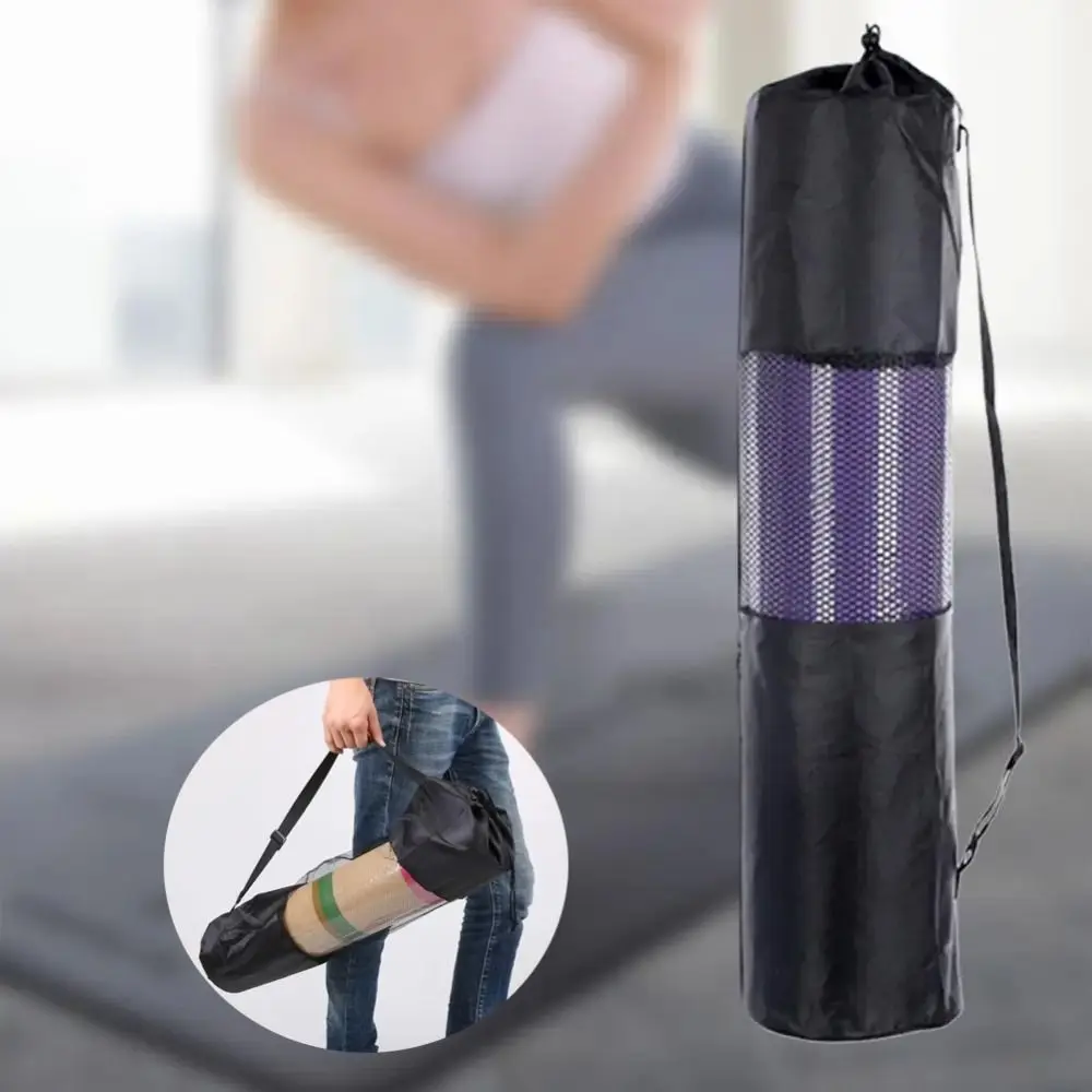 Breathable Yoga Mat Bag Mesh Stretching Abdominal Muscles Yoga Sports Bag Waterproof Organizer Yoga Mat Pack