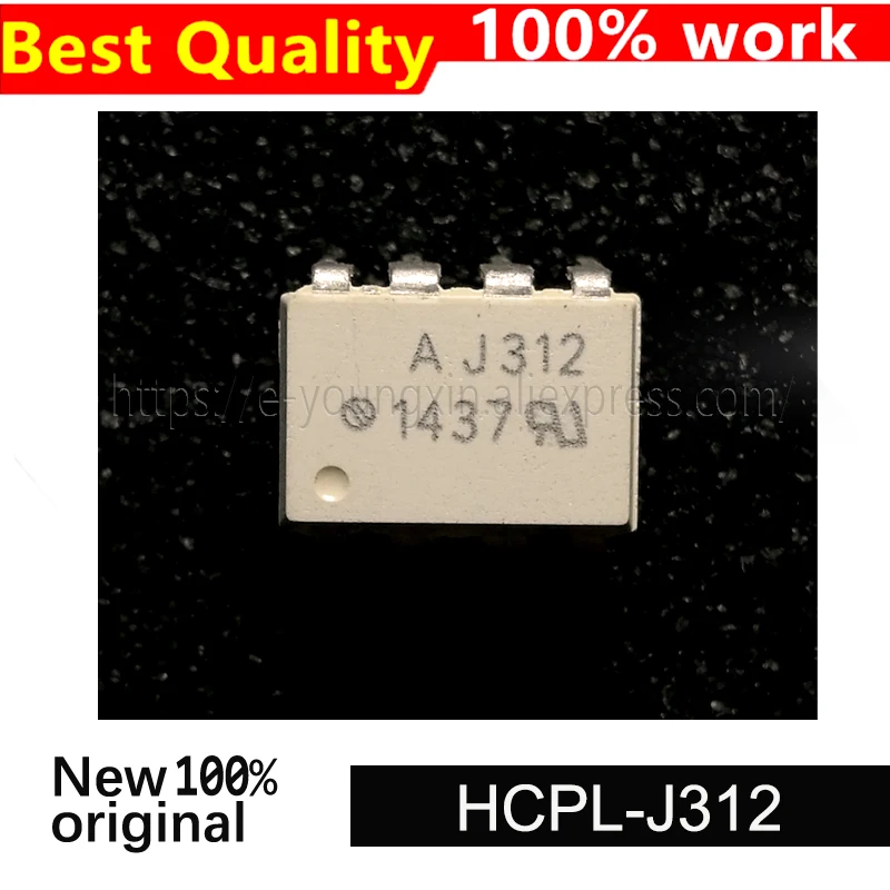 

10 шт./лот, новый оригинальный HCPL-J312 AJ312 DIP-8 SOP-8, оптическая муфта, оптический изолятор
