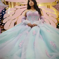 Angelsbridep Purple Off Shoulder Ball Gown 15 Year Old Quinceanera Dresses 2025 With Trumpet Sleeve Princess Vestidos De Xv Años