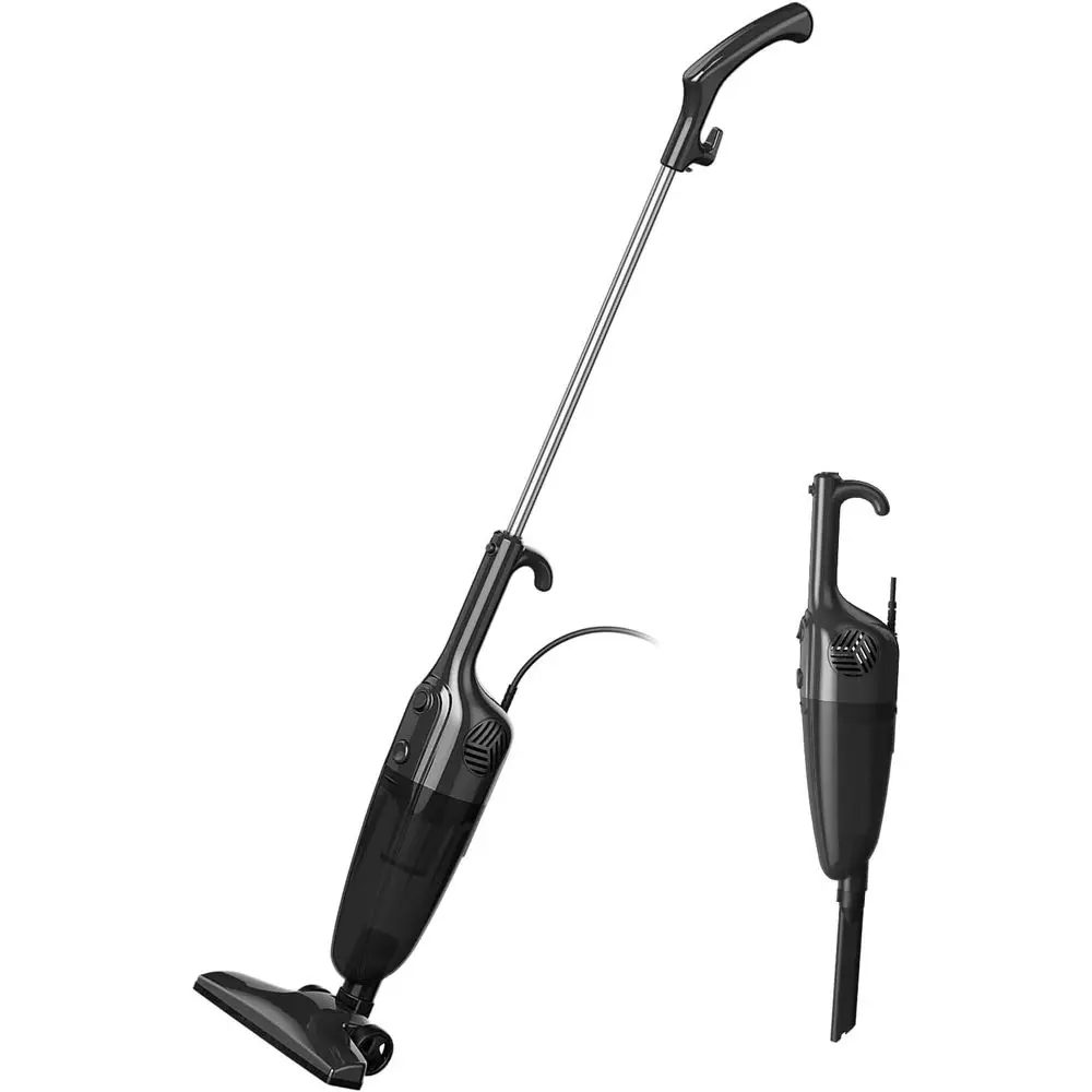 

Lightweight High Power Handheld Vacuum Cleaner with Crevice Tool for Home, Carpet, Pet Hair & Hardwood Floors, Black