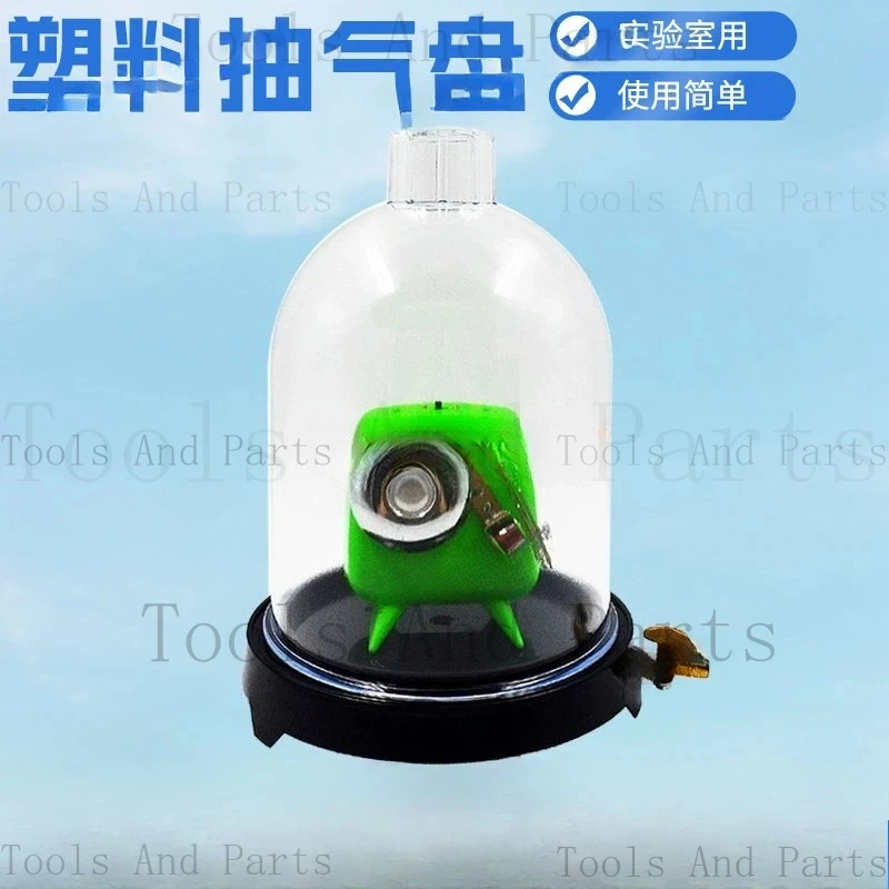 

Plastic Vacuum Plate 18Cm With Bell Jar, For Physics Lab Experiment & Demonstration