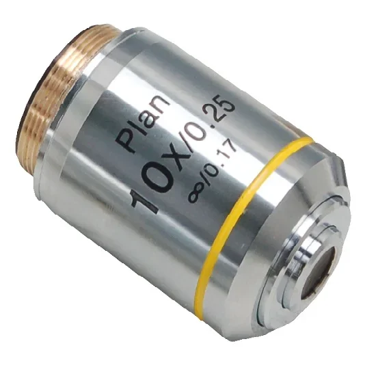 BestScope 10X plan infini lentille achromatique 180mm 0.17mm pour objectif de Microscope Olympus