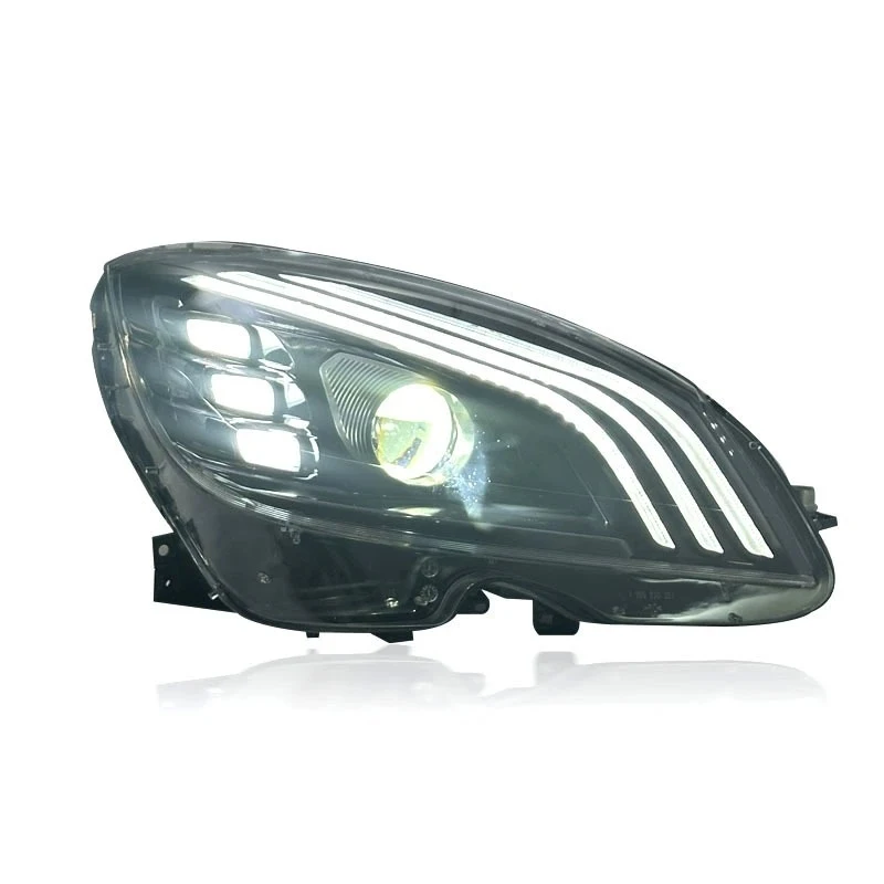 

Suitable for refitting 07-10 mercedes benz c W204 headlight assemblies into Maibakh LED lens daytime running lights.