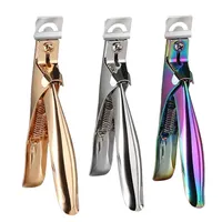 Fake Nail Cutter Professional Nail Clippers Straight Edge Acrylic Nail Clipper Tips Manicure Cutter Guillotine Cut False Nails