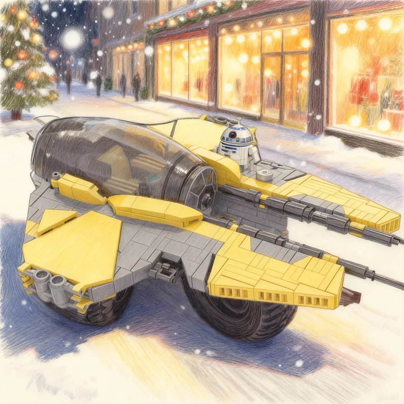 

399pcs MOC Eta 2 Actis Class Interceptor Star Battle Model Building Blocks Toy Construction Idea Christmas Gifts Education