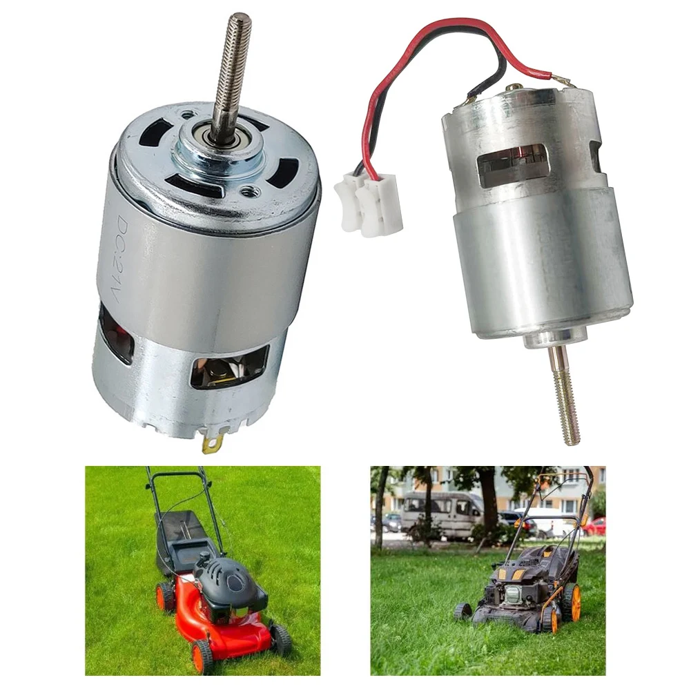 755 DC Motor 21V 120W 22000 RPM Lawn Mower Gear Motor Ball Bearing Large Torque Electronic Component Brushed Motor Garden Tool