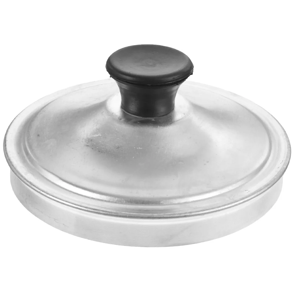 

Aluminum Pan Lid Thickened Round Metal Pot Cover For Frying Pans Non-Scald Kitchen Cooking Replacement Utensil Accessory