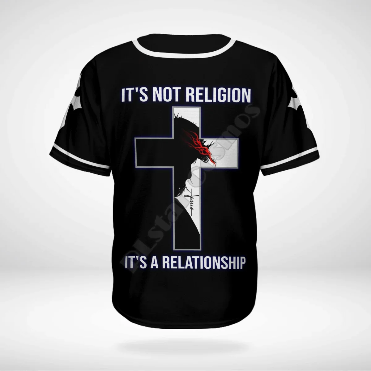 Jesus Faith Over Fear Baseball Jersey Shirt Baseball Shirt 3D All Over Printed Men's Shirt Casual Shirts hip hop Tops - Image 4