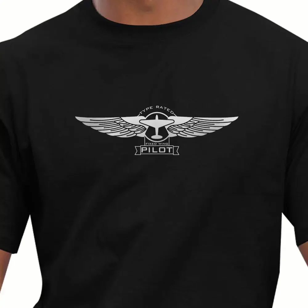 Hot Sale 100% Cotton Aero Classic Pilots Ppl Flying Pilots Wings T-Shirt Summer Style Tee Shirt Custom Aldult Teen Unisex