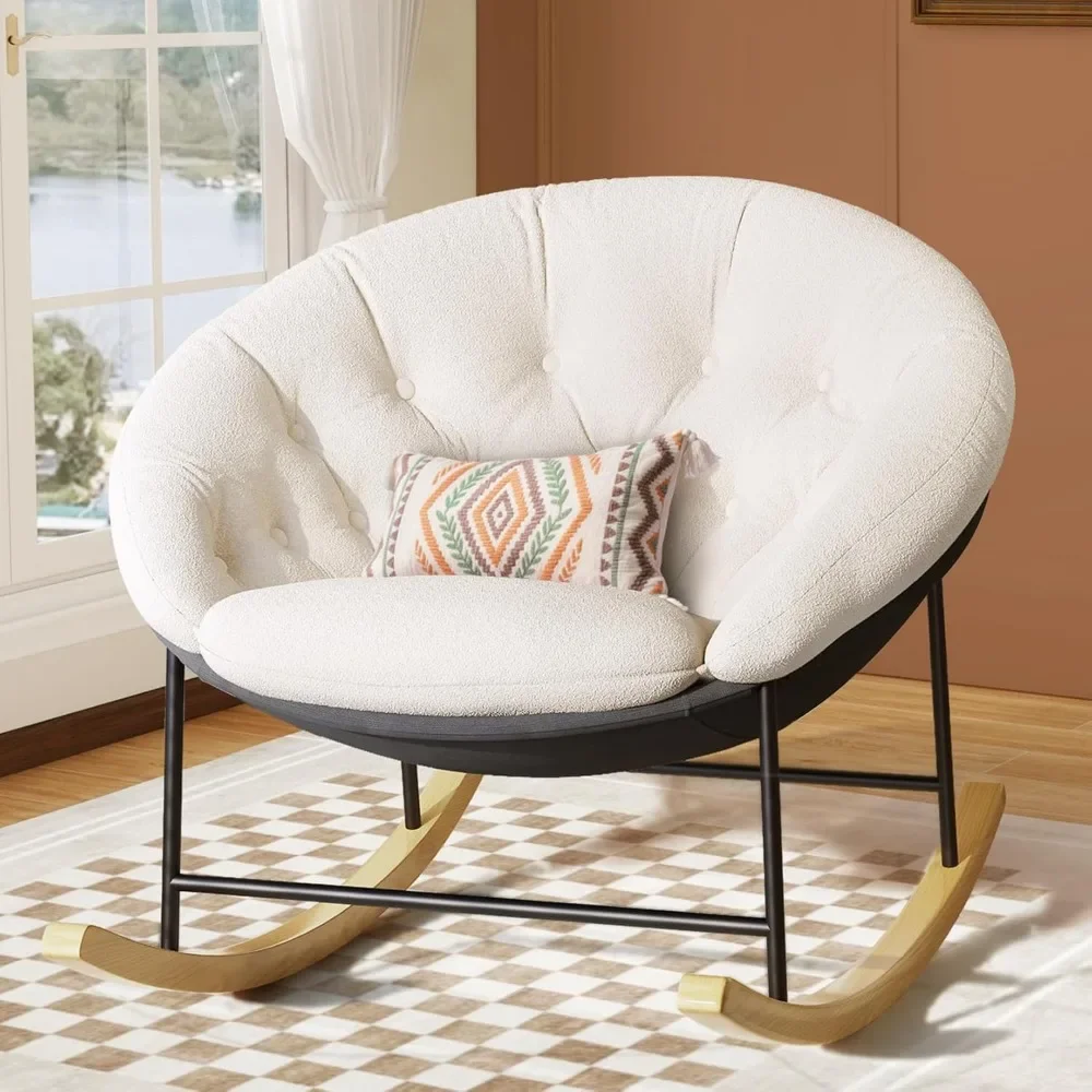 

Circular Rocking Chairs for Daycare, Modern Cushioned Daycare Rocking Chairs, and Daycare Gliders with Comfort Pads