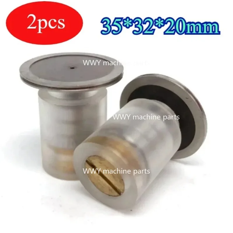 Suitable for Single-sided Plastic Seat Pulley OD20 * L35mm Guide Wheel Assembly 2PCS for Wire Cutting Electric Discharge Machine