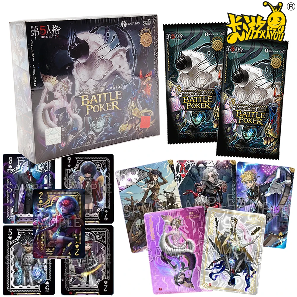 Genuine KAYOU Identity V Collection Card Classic 1V4 Competitive Game Character Clothing Card Fans Love Exquisite Creative Toys