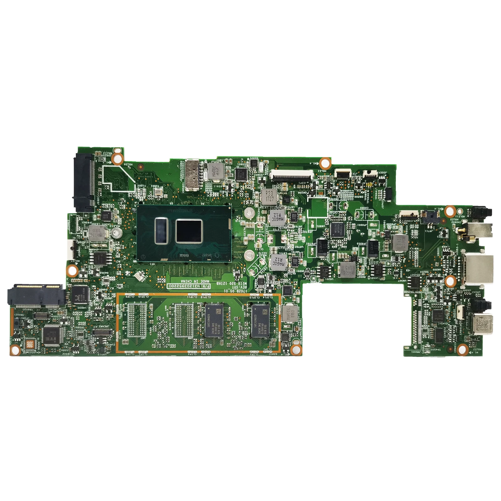 AKEMY Motherboard For Lenovo Miix 520-12IKB Tablet Laptop Mainboard With I3-7130U CPU UMA 4G RAM 5B20Q22861