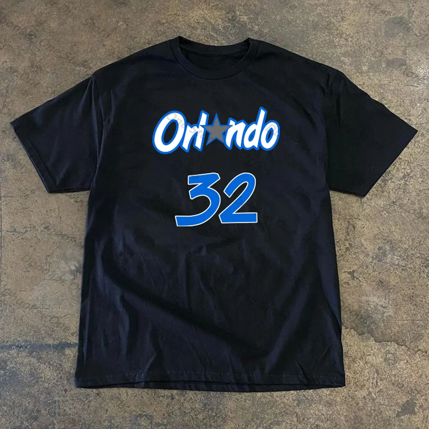 Magic McGrady O 'Neal 260 Of Grams Heavy Cotton! Orlando Vintage Oversize Hiphop Street T-shirt Men's Women's Short-Sleeved Tops