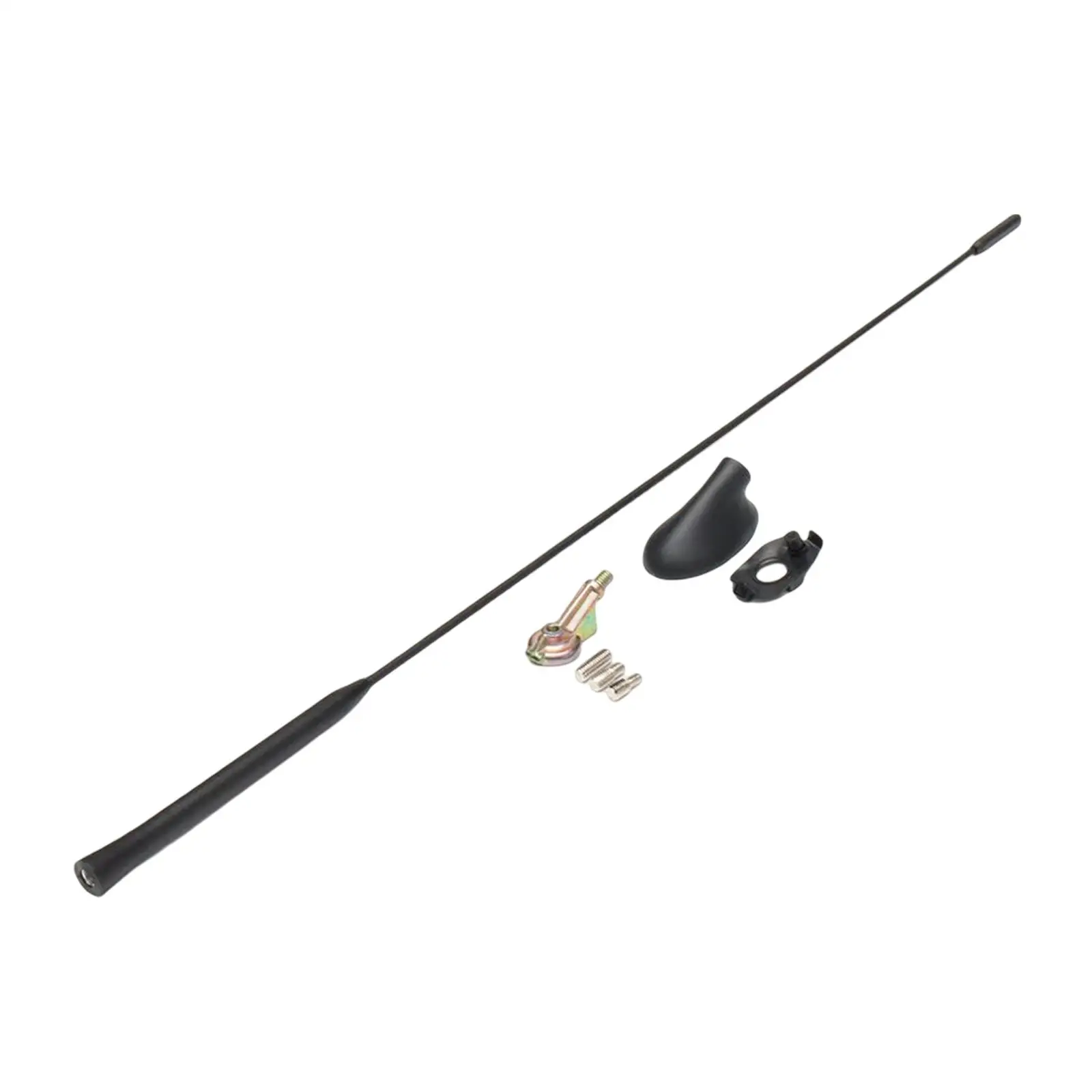 

Car Radio Antenna, AM/FM 54cm for Automobiles with 3 Screws Flexible