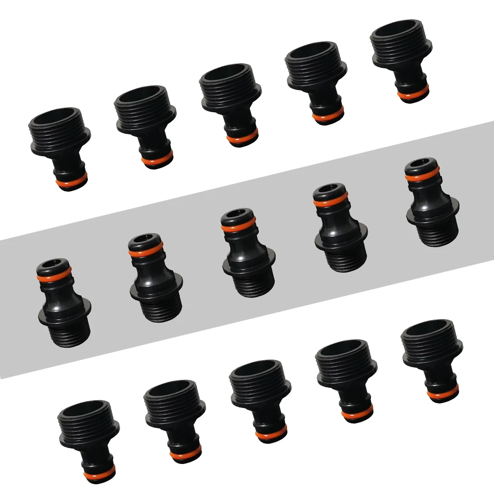 

1Pcs 1/2" 3/4" Brass Tap Nipple Connector Garden Hose Quick Connect Water Gun Hose Fittings Garden Watering Tools