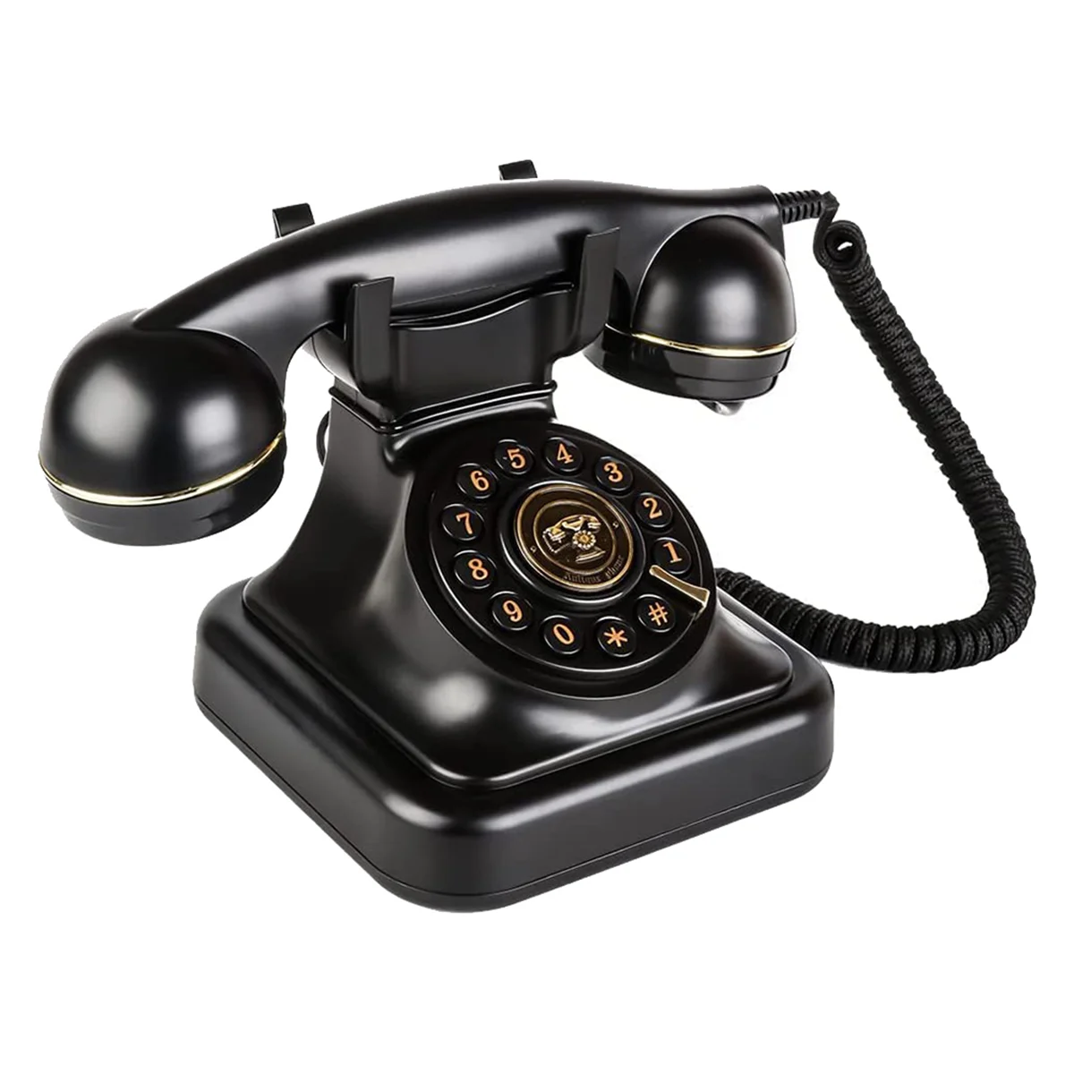 Sale Retro Landline Telephone,Old Fashioned Vintage Landline Phones with Classic Metal Bell Retro Telephone for Home Office